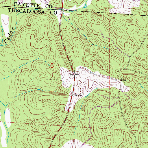 Topographic Map of Appling (historical), AL