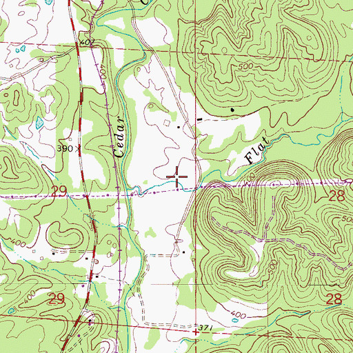 Topographic Map of Arbor Springs Church (historical), AL