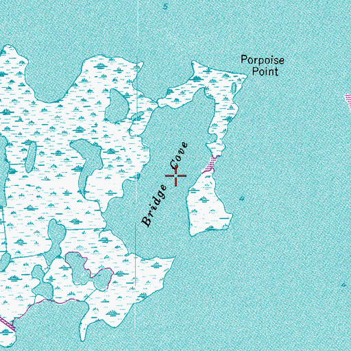 Topographic Map of Bridge Cove, VA