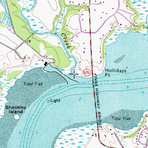 Topographic Map of Cedar Creek, VA