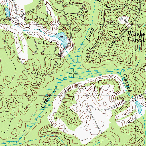 Topographic Map of Chisel Run, VA