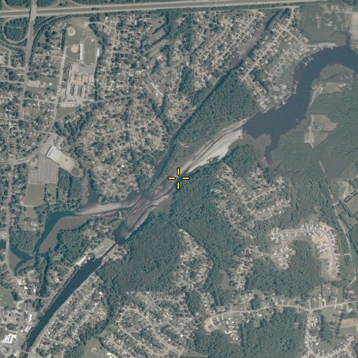 Aerial/Satellite Image of Deep Creek, VA