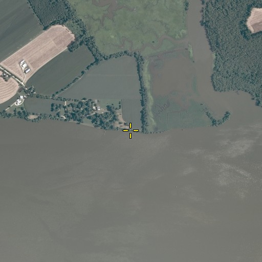 Aerial/Satellite Image of Ducking Stool Point, VA