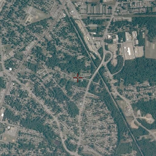 Aerial/Satellite Image of Ebenezer Church, VA