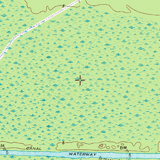 Topographic Map of Gum Swamp, VA