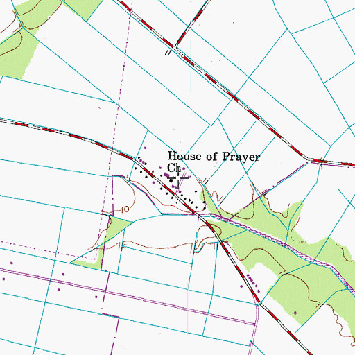 Topographic Map of United House Of Prayer For All People, VA