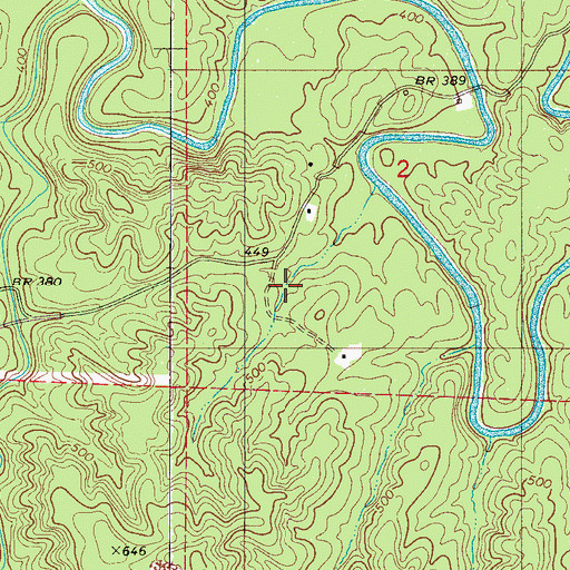 Topographic Map of Boyd School (historical), AL