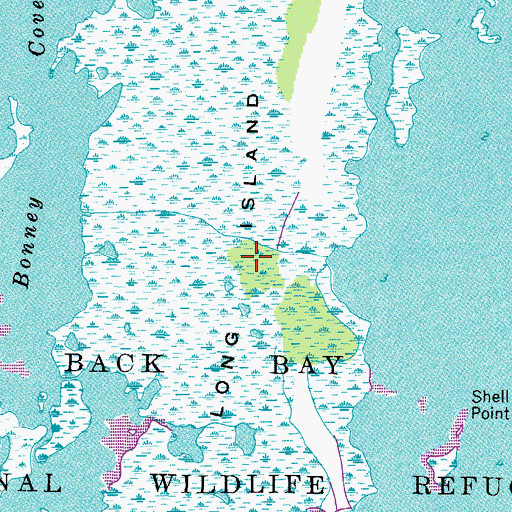 Topographic Map of Long Island, VA