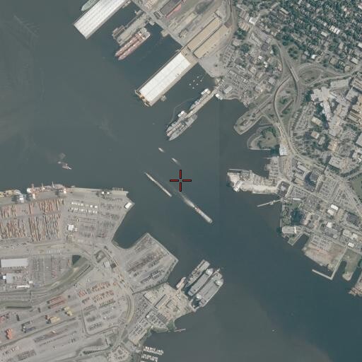 Aerial/Satellite Image of Midtown Tunnel, VA
