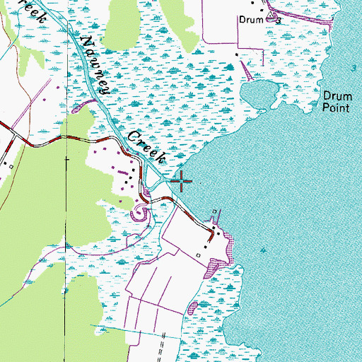 Topographic Map of Nawney Creek, VA