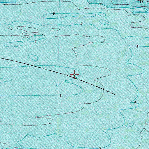 Topographic Map of Rappahannock River, VA