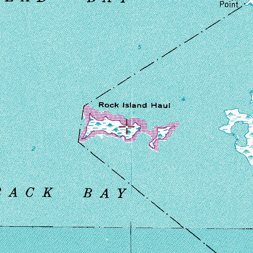 Topographic Map of Rock Island Haul, VA