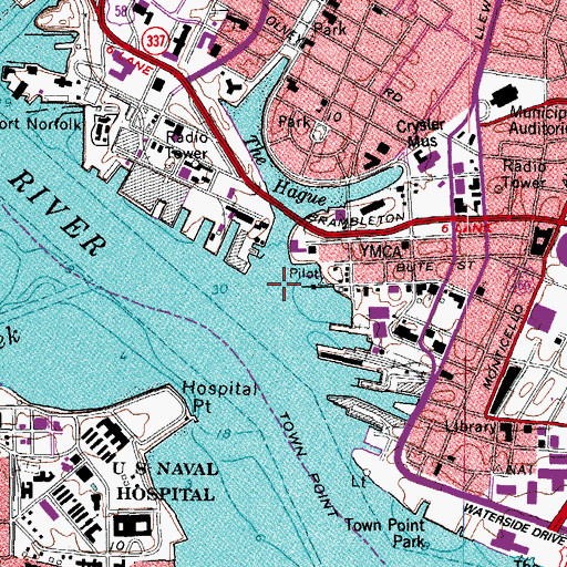 Topographic Map of Smith Creek, VA