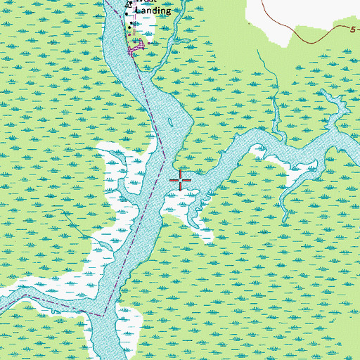 Topographic Map of West Neck Creek, VA