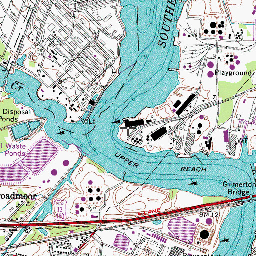 Topographic Map of Money Point, VA