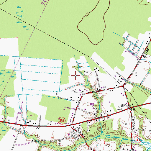 Topographic Map of WPMH-AM (Portsmouth), VA