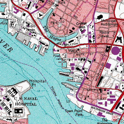 Topographic Map of Ludlow Flats, VA