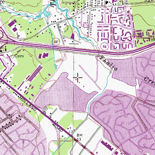 Topographic Map of Mount Trashmore, VA