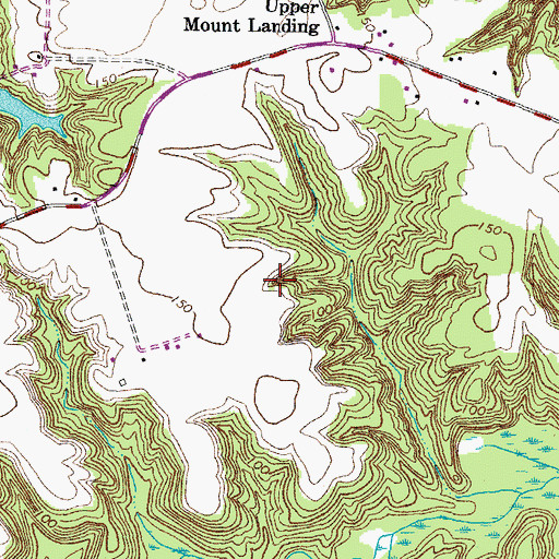 Topographic Map of Essex County, VA