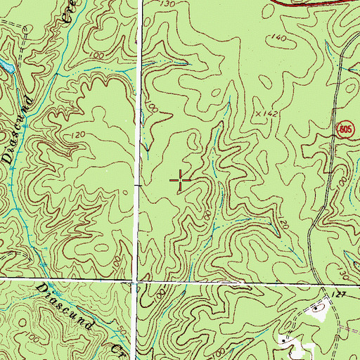 Topographic Map of New Kent County, VA