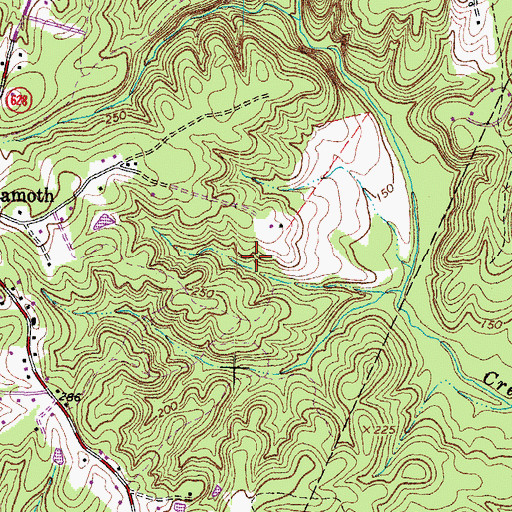 Topographic Map of Stafford County, VA