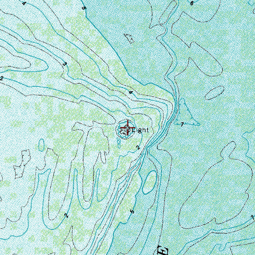 Topographic Map of Stingray Point, VA