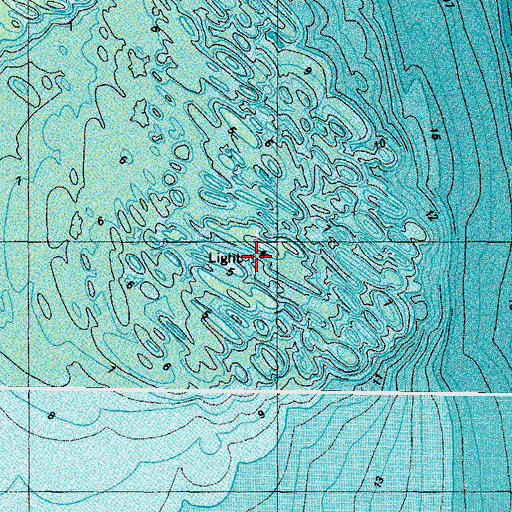Topographic Map of Smith Point, VA