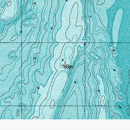Topographic Map of Wolf Trap, VA