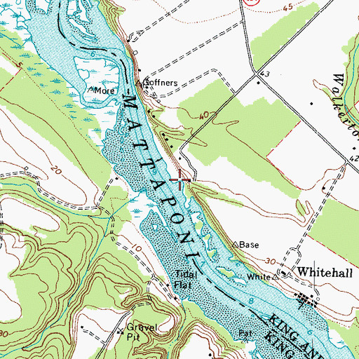 Topographic Map of Line Tree Bar, VA