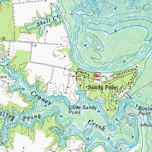 Topographic Map of Remo Private Airport, VA