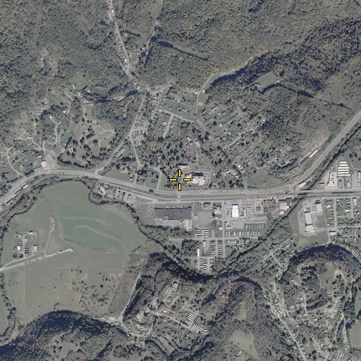Aerial/Satellite Image of Humana Hospital-Clinch Valley Heliport, VA