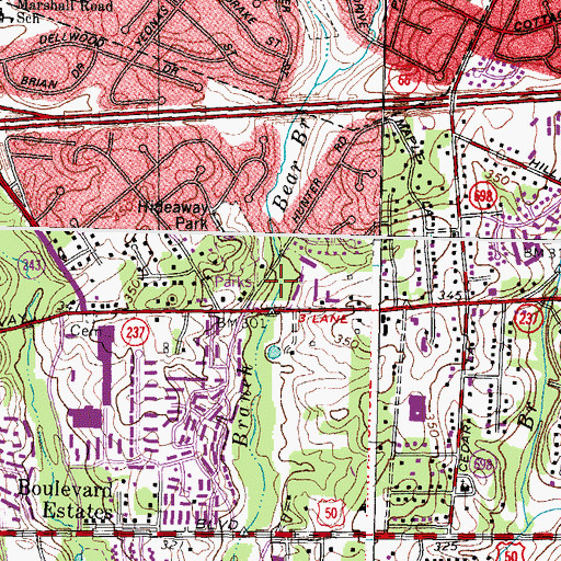 Topographic Map of Roubin and Janeiro Incorporated Heliport, VA