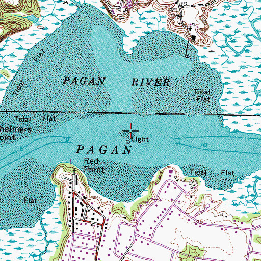 Topographic Map of Bob Shoal, VA
