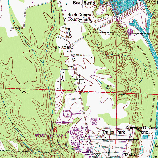 Topographic Map of Covenant Assembly Church, AL
