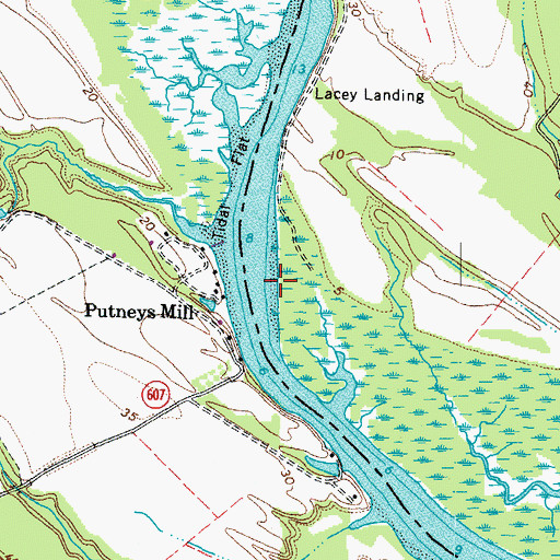 Topographic Map of Ringer Bar, VA