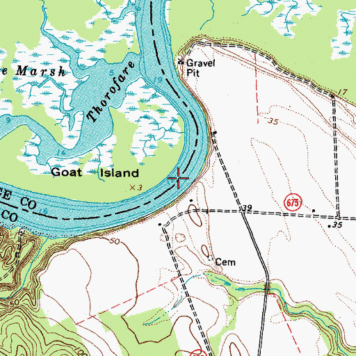 Topographic Map of Carter Short Turn, VA