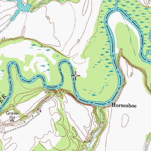 Topographic Map of Skidmore Bar, VA