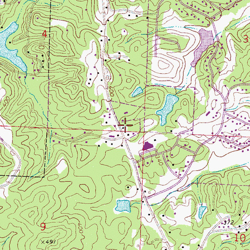 Topographic Map of Eastern Gate Baptist Church, AL