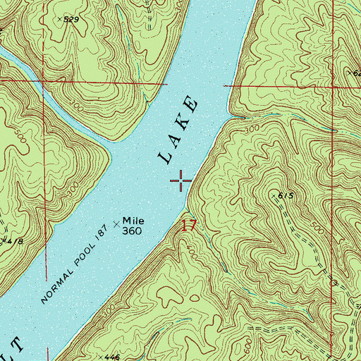 Topographic Map of Fair Shoals (historical), AL