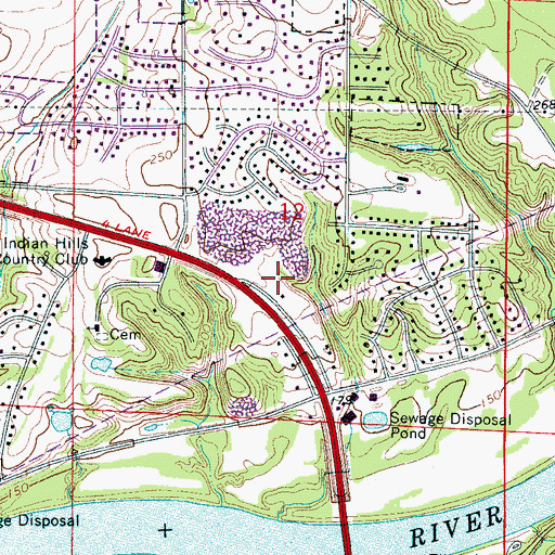 Topographic Map of First Wesleyan Academy, AL