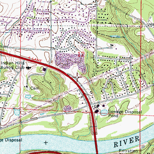 Topographic Map of First Wesleyan Church, AL