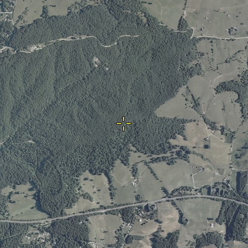 Aerial/Satellite Image of Barringer Mountain, VA