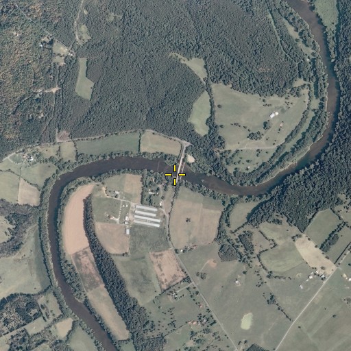 Aerial/Satellite Image of Bixler Bridge, VA