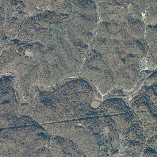 Aerial/Satellite Image of Doe Branch, VA