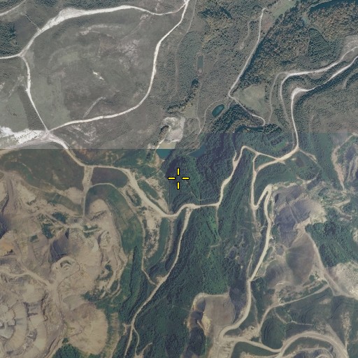 Aerial/Satellite Image of Donald Branch, VA