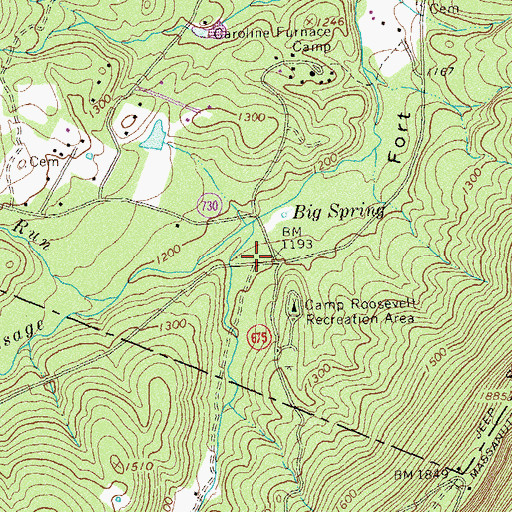 Topographic Map of Duncan Hollow, VA