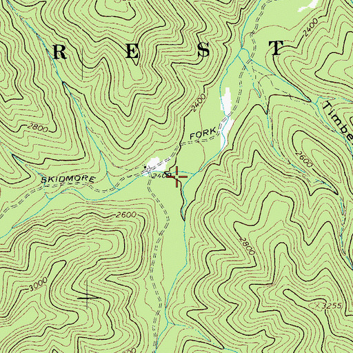 Topographic Map of Dunkle Hollow, VA