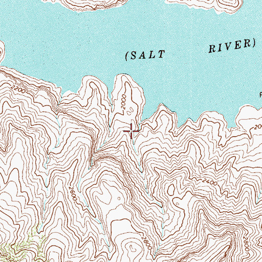 Topographic Map of O'Connell Spring, AZ