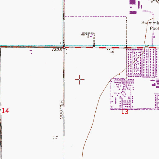 Topographic Map of Old West Estates Retention Basin, AZ