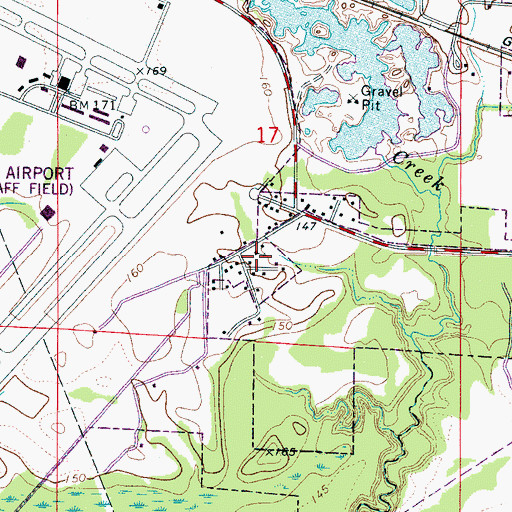 Topographic Map of Northport Church of the Nazarene, AL
